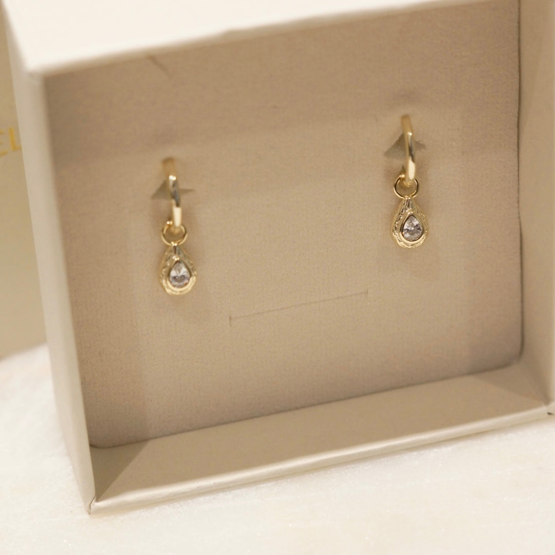 Jazz Gold Hoops