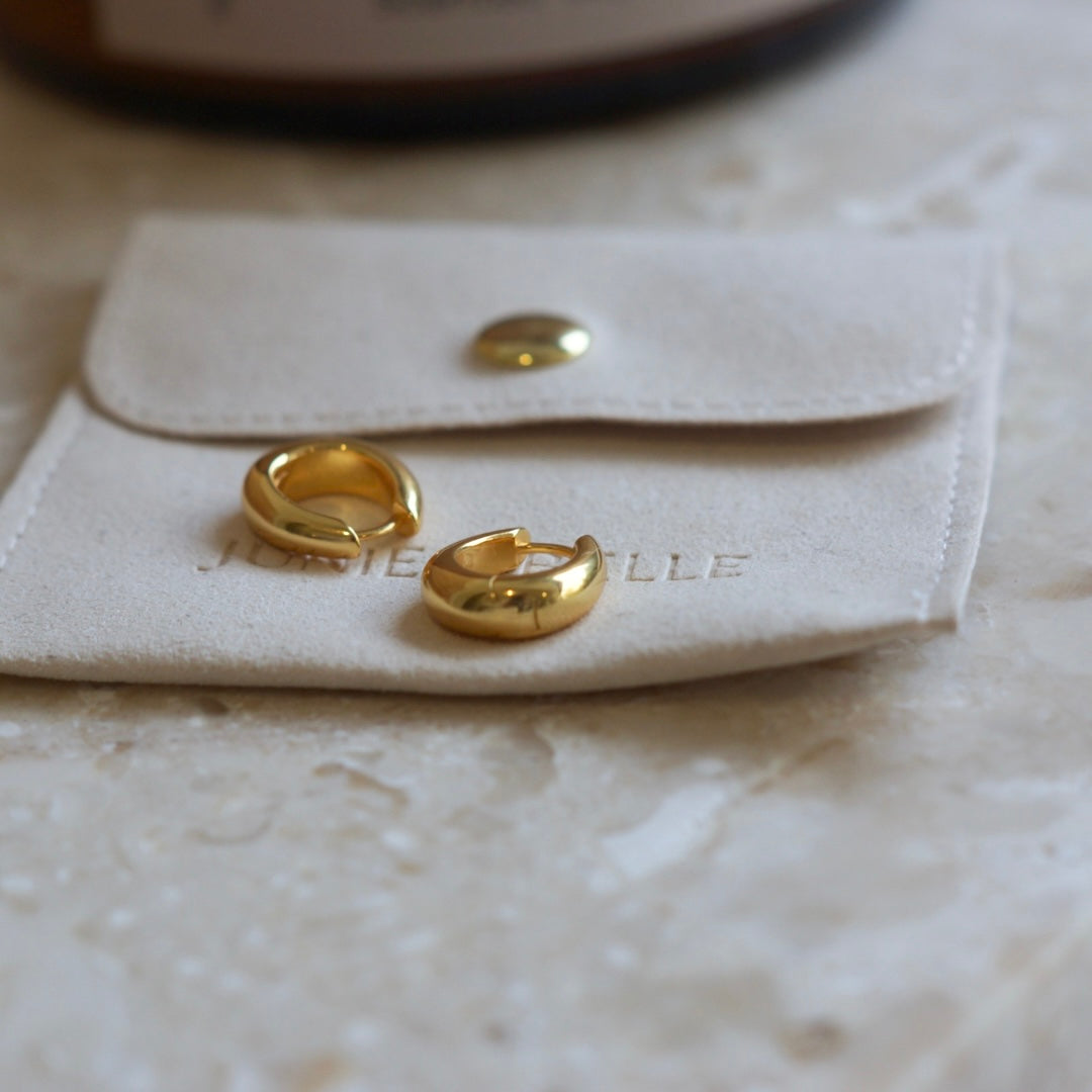 EMIE HOOPS GOLD