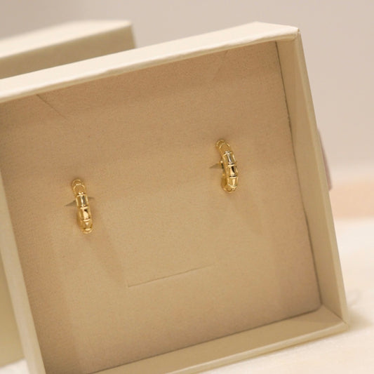 Whimsy Gold Huggies