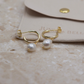 DROP PEARL HOOPS